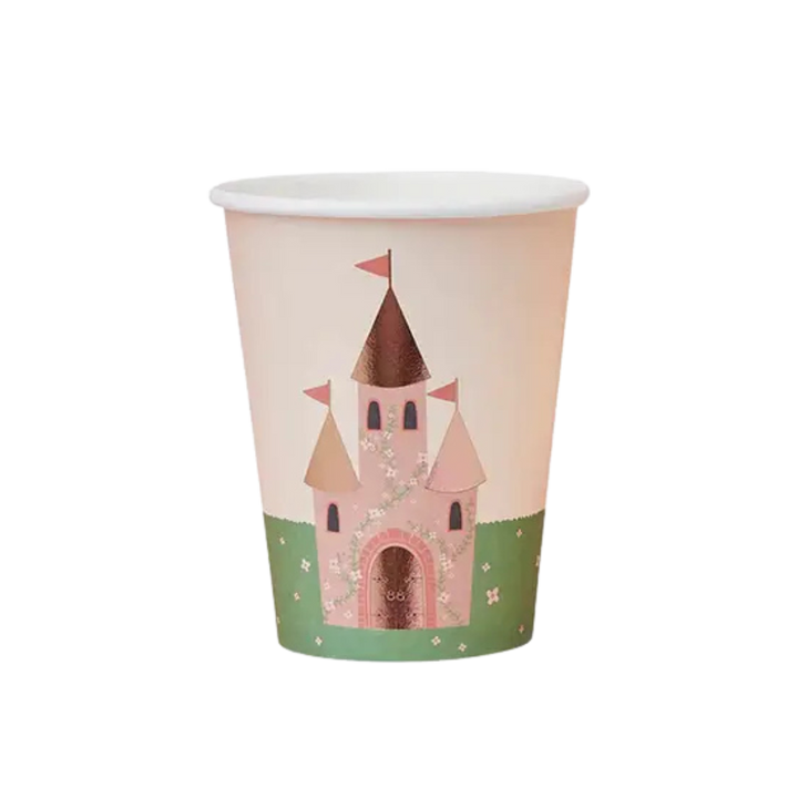 Pink Princess Castle Cups