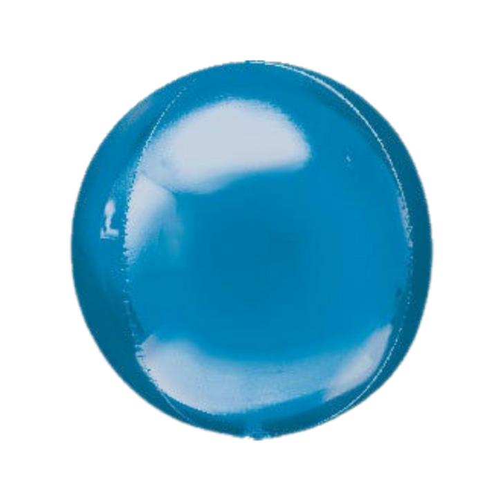 Blue Orbz Foil Balloon, 16in