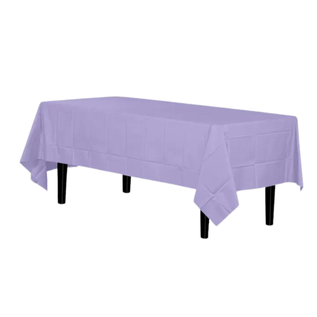 Lavender Premium Plastic Table Cover