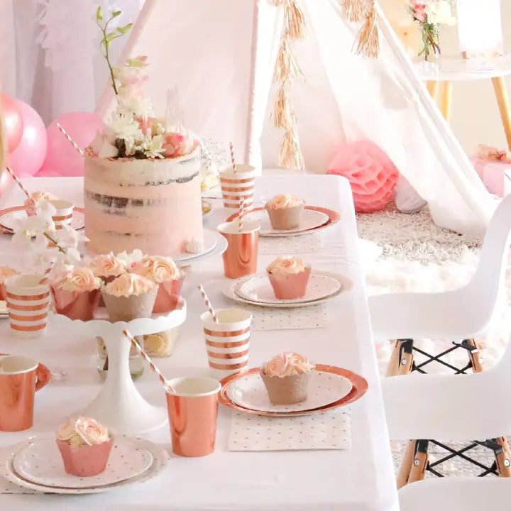 Rose Gold Foil Cups