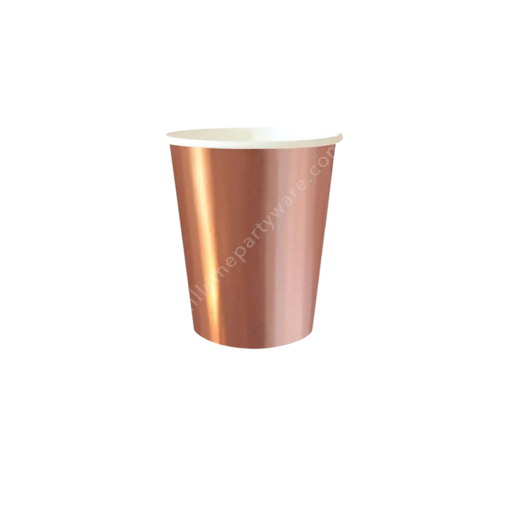 Rose Gold Foil Cups