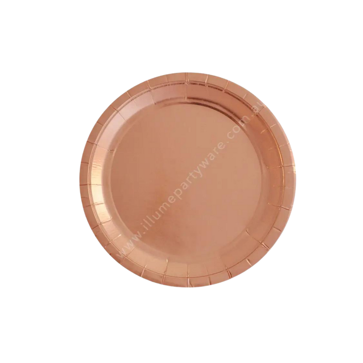 Rose Gold Large Dinner Plates