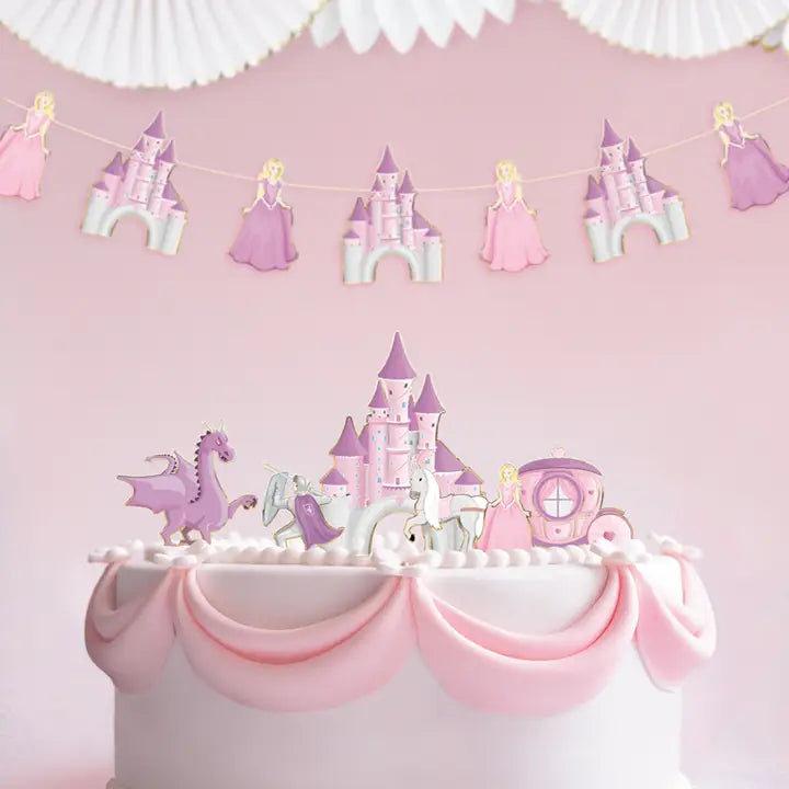 Princess Cake Decoration - (6pk)