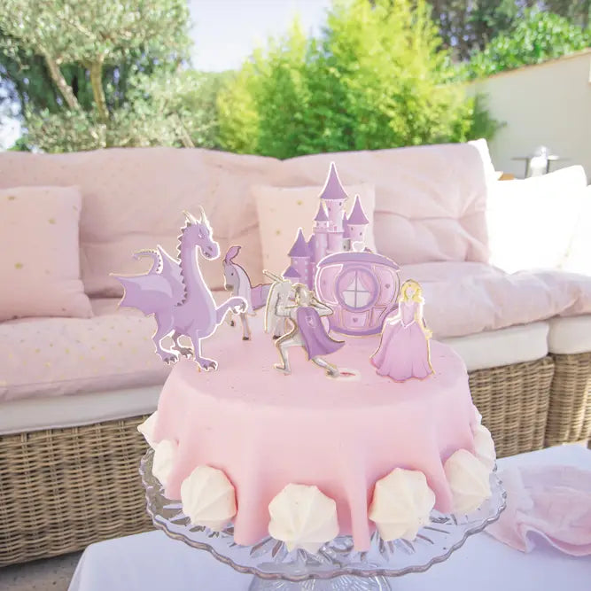 Princess Cake Decoration - (6pk)