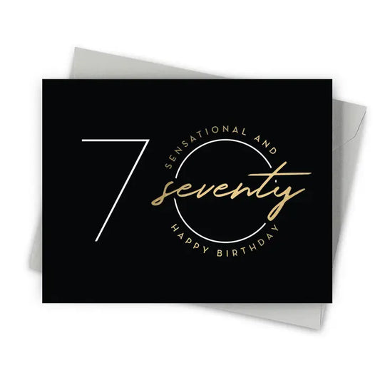 Sensational Seventy – Age Specific Birthday Greeting Cards