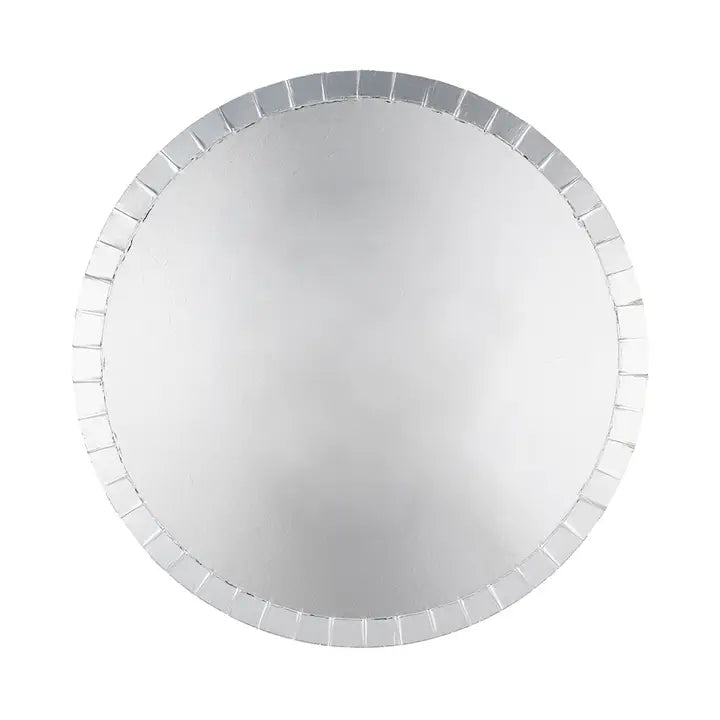 Shade Collection Silver Plates - 2 Size Options - 8 Pk. (DESSERT)