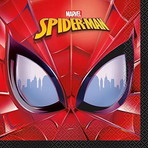 Red Spiderman Dinner Napkins