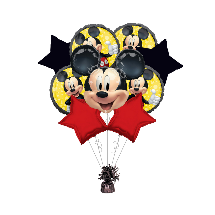 Mickey Mouse Forever Foil Balloon Bundle with Balloon Weight