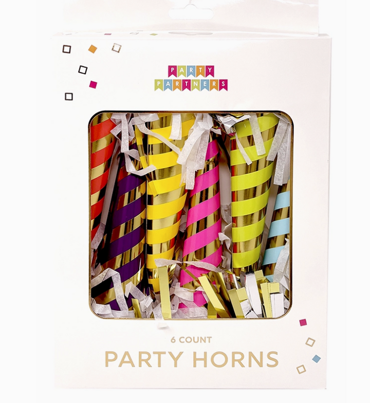 Striped Party Horns