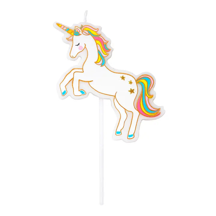 Unicorn Candle Cake Topper