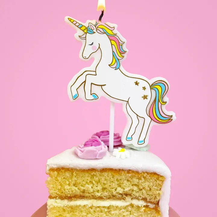 Unicorn Candle Cake Topper