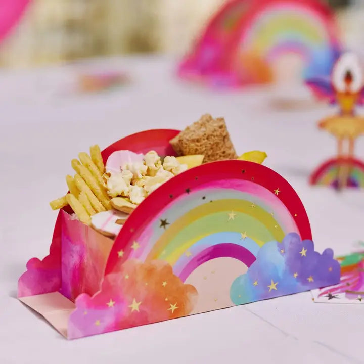 Unicorn Fairy Princess Food Trays (x4)