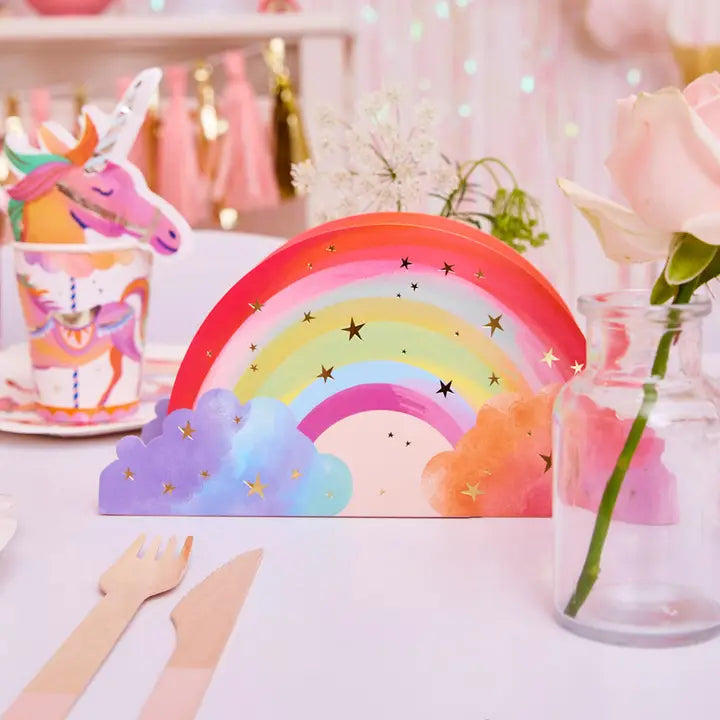 Unicorn Fairy Princess Food Trays (x4)