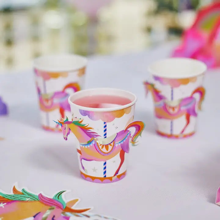 Unicorn Fairy Princess Paper Party Cups - (8 pk)