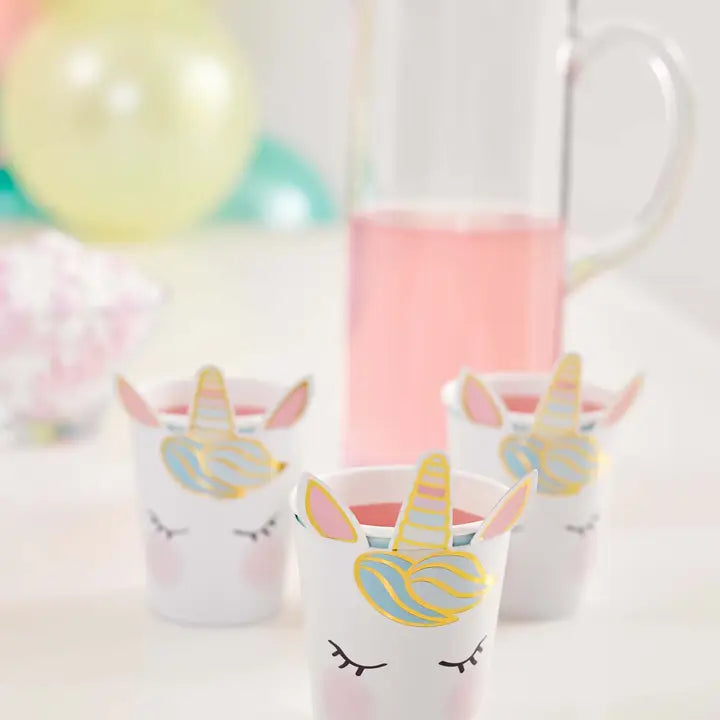 Unicorn Party Cups - (8 Pk)