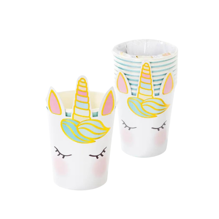 Unicorn Party Cups - (8 Pk)