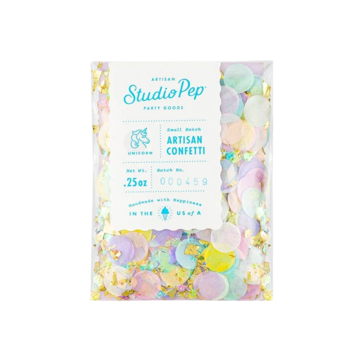 Pastel Unicorn Artisan Confetti - Mini Pack