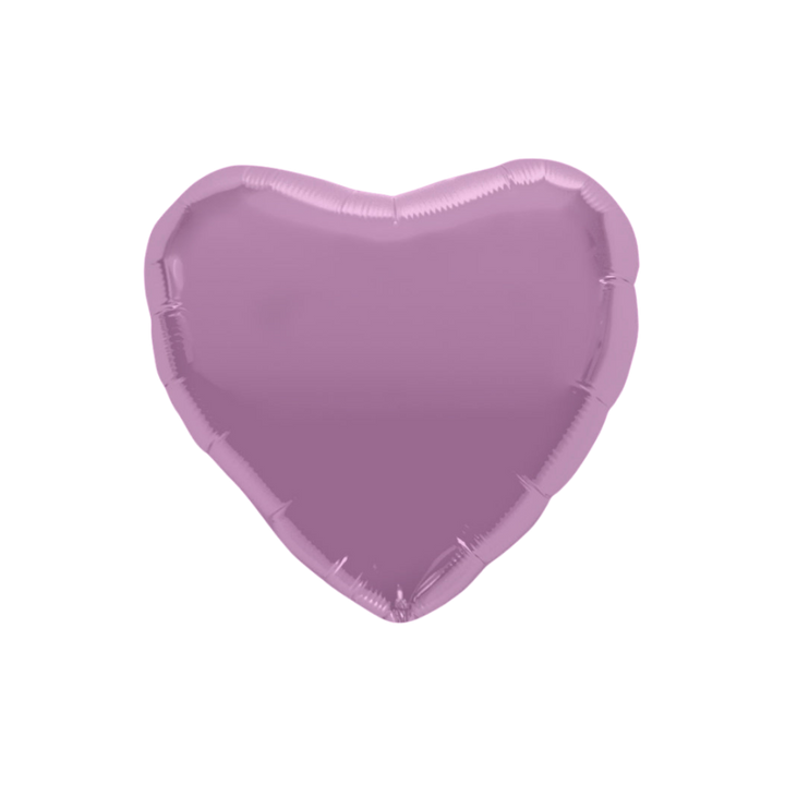 Lilac Heart Foil Balloon, 18in