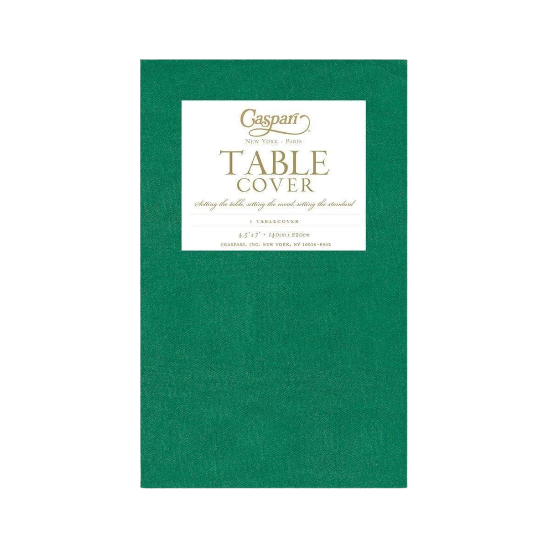 Green Paper Linen-Like Table Cover