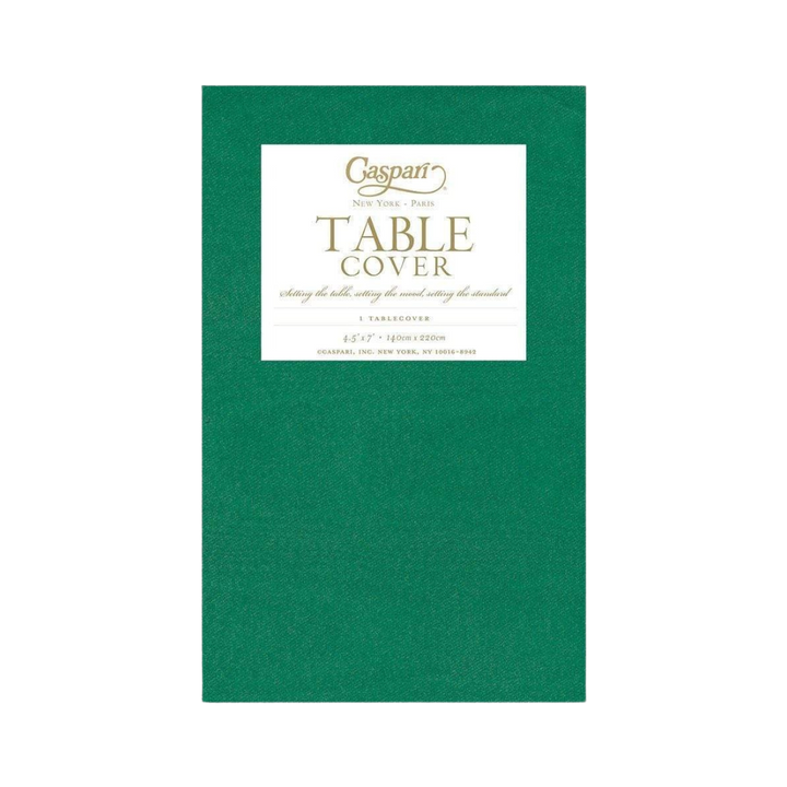 Green Paper Linen-Like Table Cover