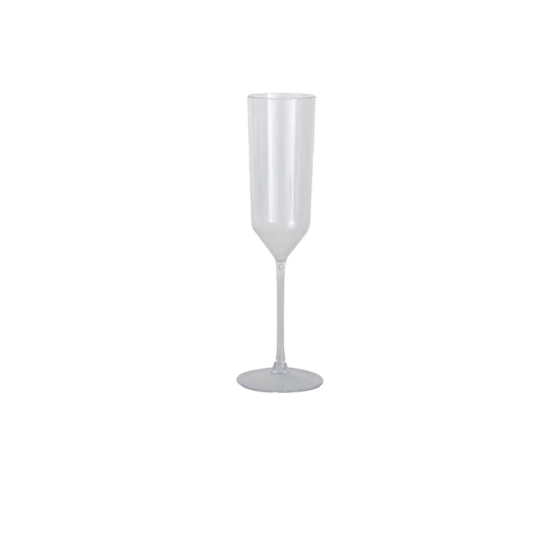 Clear Upscale Plastic Champagne Flutes