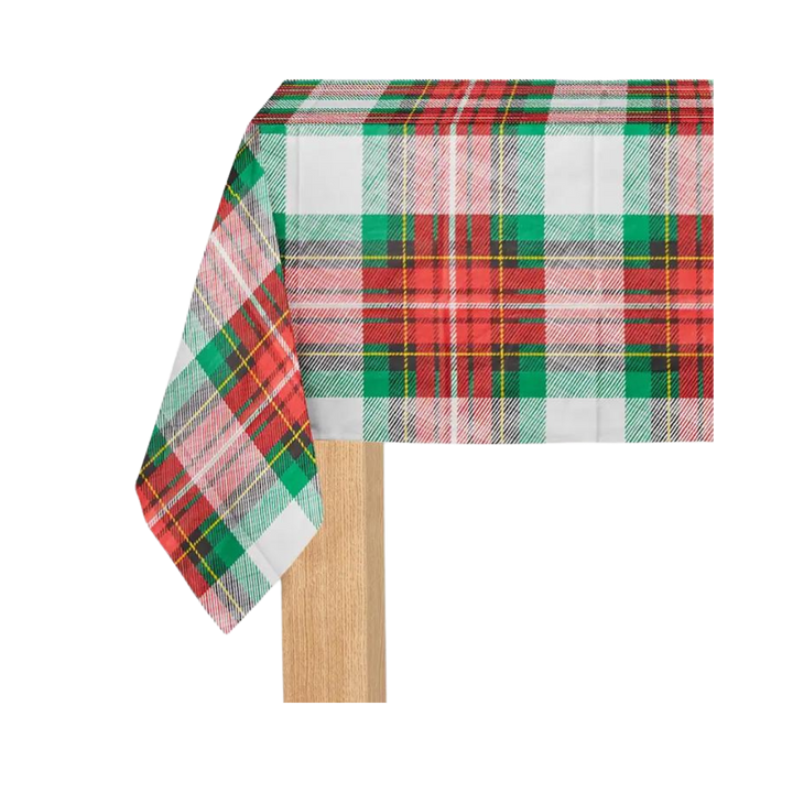 Winter Plaid Tablecloth