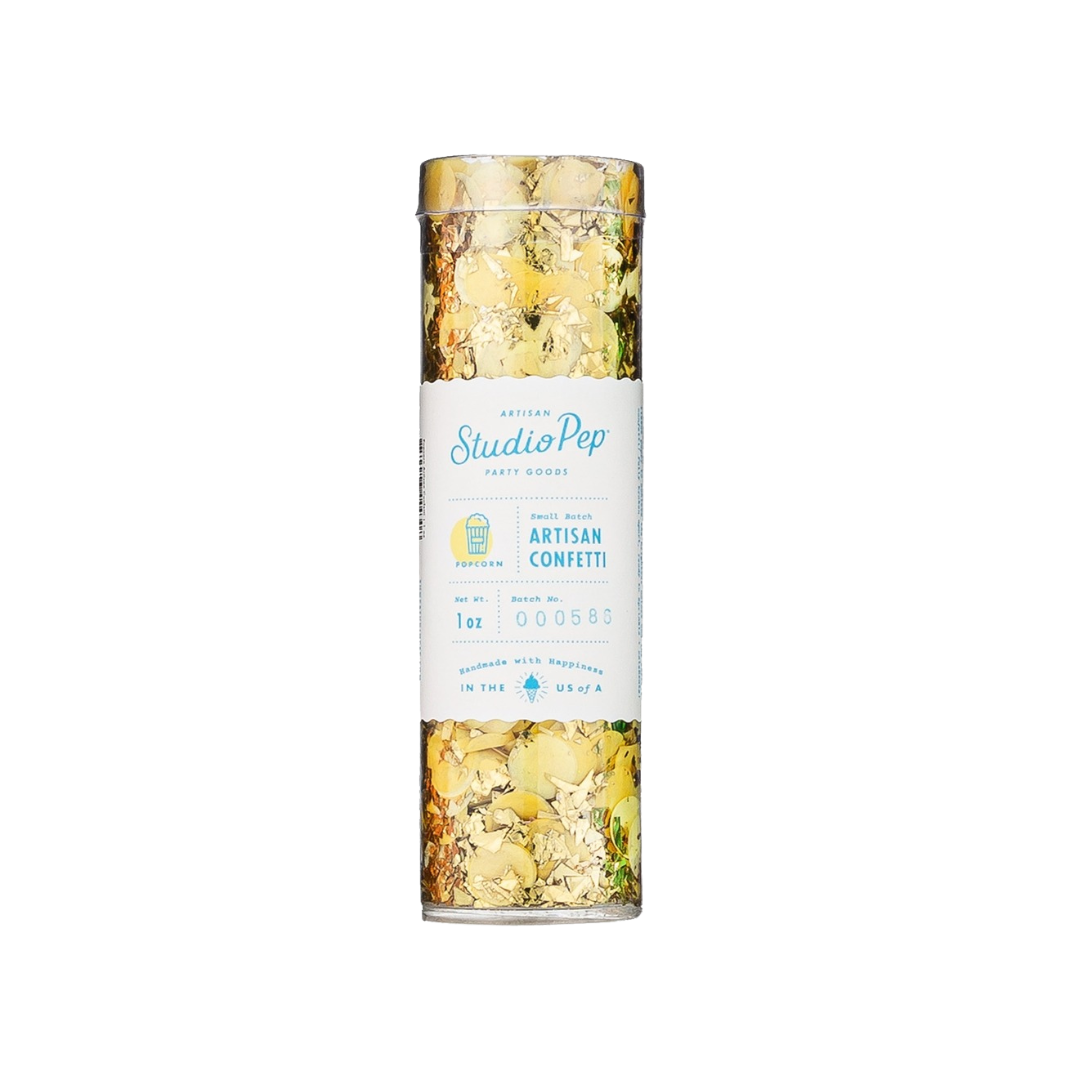 Yellow Popcorn Artisan Confetti - Mini Pack