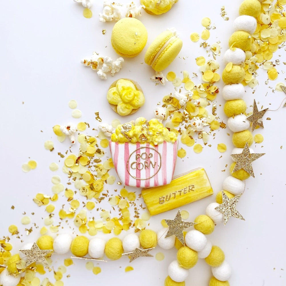 Yellow Popcorn Artisan Confetti - Mini Pack