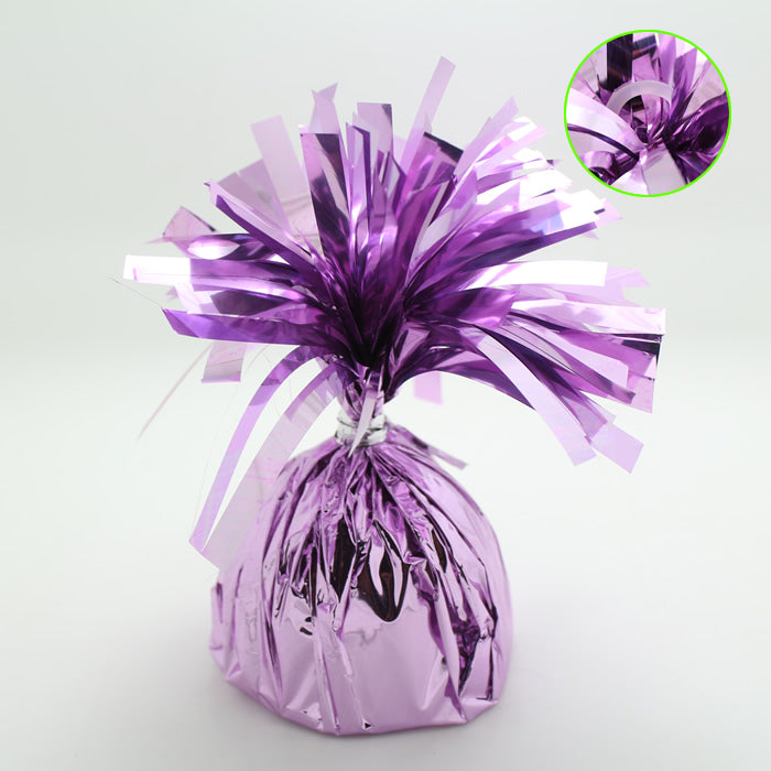 6 oz Lavender Foil Wrapped Balloon Weight