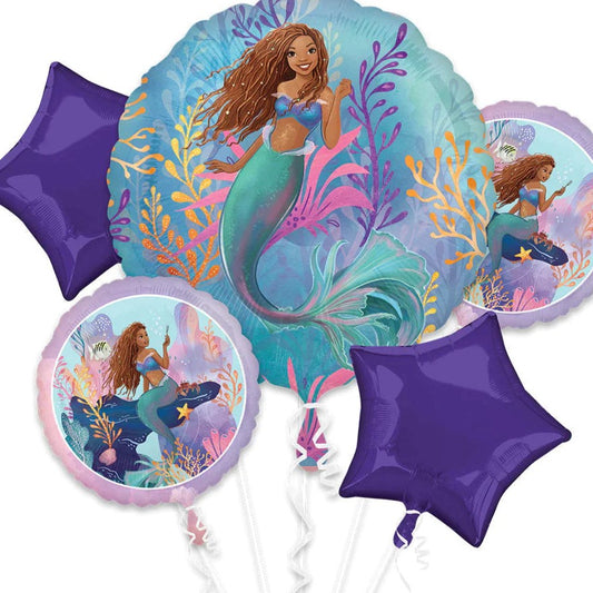 Little Mermaid Live Active Foil Balloon Bouquet